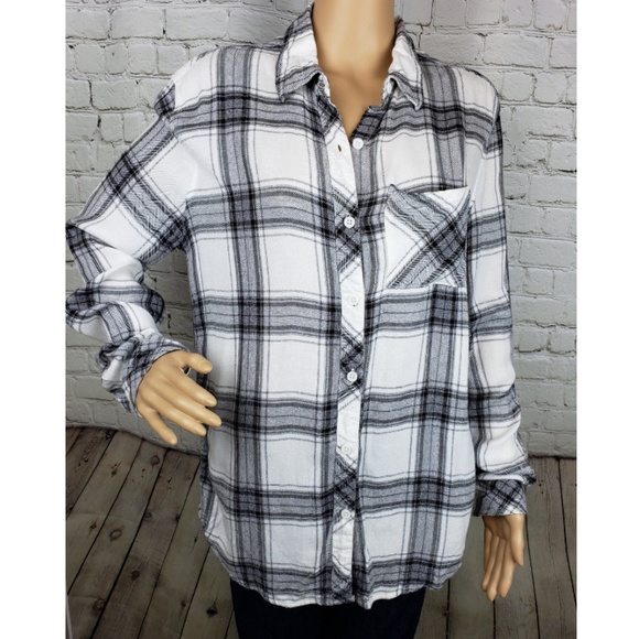 Beach Lunch Lounge Plaid Button Down Shirt - Picture 2 of 6